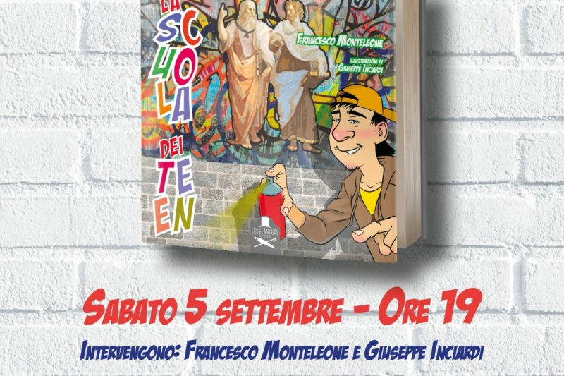 “LA SCUOLA DEI TEEN”, sabato 5 settembre presentazione a Bari, Orto Domingo