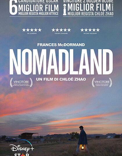 NOMADLAND, un film scritto, diretto, co-prodotto e montato da Chloé Zhao, USA, 2020